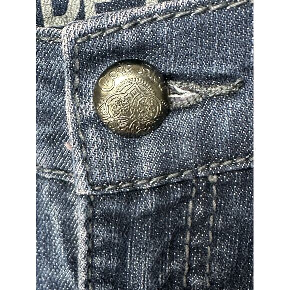 Code Bleu Jeans Womens Size 14 Inseam 30 Veronique Skinny Jeans Bling Preppy - Picture 4 of 16